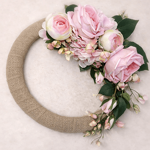 The Blush Crescent Wreath