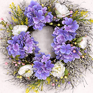 Lavender Meadow Silk Wreath