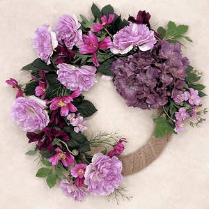 The Amethyst Crescent Wreath