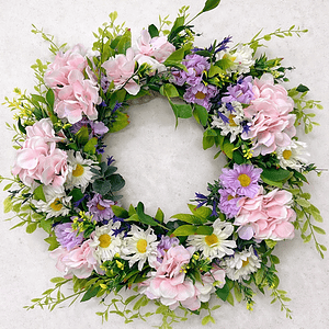 Spring Meadow Silk Wreath