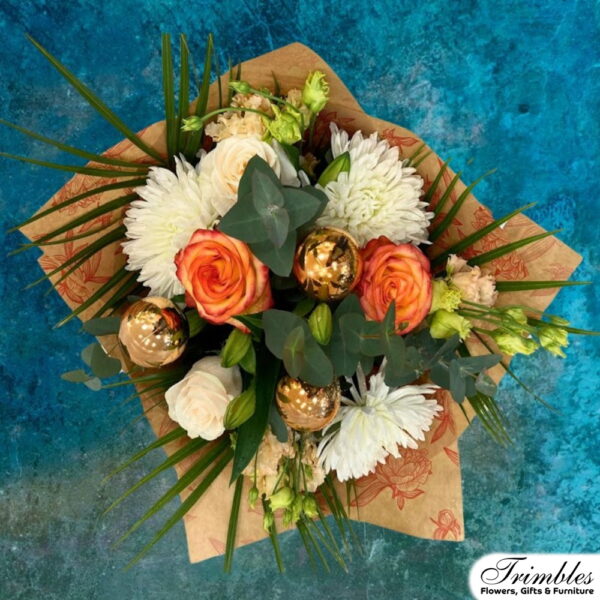 Christmas bauble bouquet