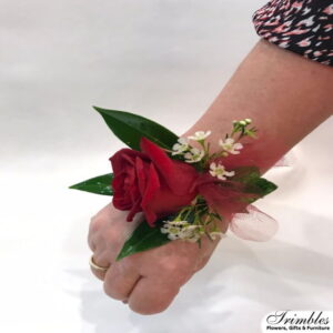 Elegant Diamanté Bracelet Corsage