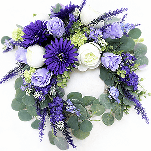 Lavender Remembrance Wreath