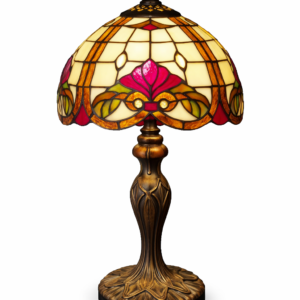 Arcadian Fleur De Lys Small Tiffany Lamp