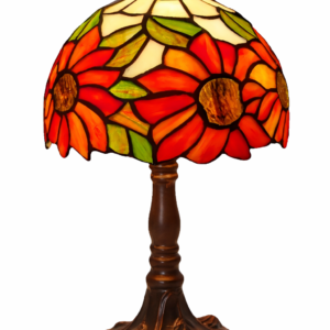 Small Sunflower Tiffany Lamp