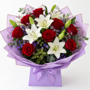 Ruby Rose & Lily Bouquet
