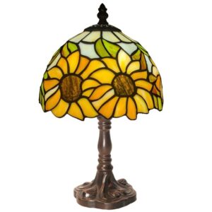 Golden Sunflower – Small Tiffany Table Lamp