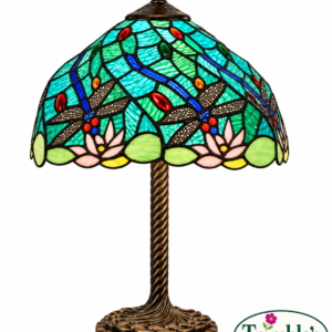 Dragonfly Lagoon  10" Tiffany-Style Lamp